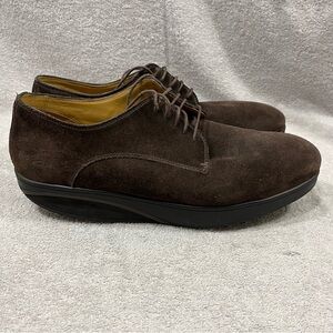 MBT Kabisa 400242-03 Brown Suede Rocker Men's Size 12 12.5 Dress Shoes